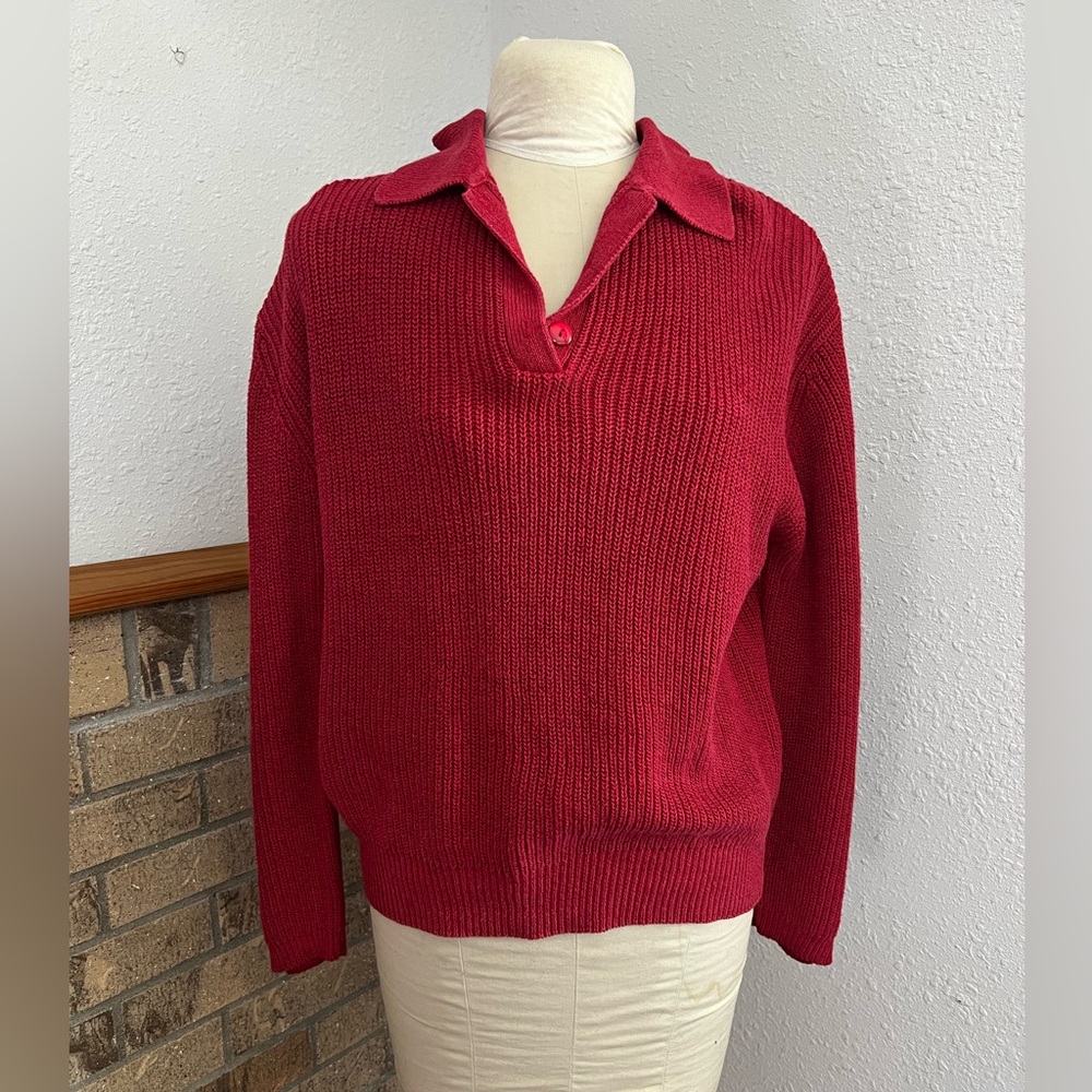Vintage Linen/Cotton Knit Sweater